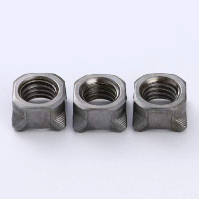 China Wholesale heavy industry l212p19 m8 welded square nut m5 nut welding nut for sale