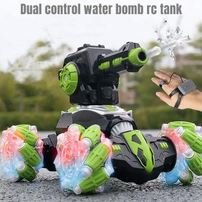 China Follow Me 2022 Water Bomb Toys Gesture Feeling Watch Control Car Remote Stunt Drift Twist Car Off-Road Toy with Light Music rc truck for sale