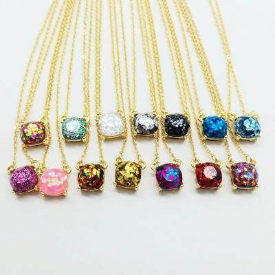 China Wholesale Multicolor Small Vintage Star Magic Effect Necklace In Fashion Short Simple Necklace for sale