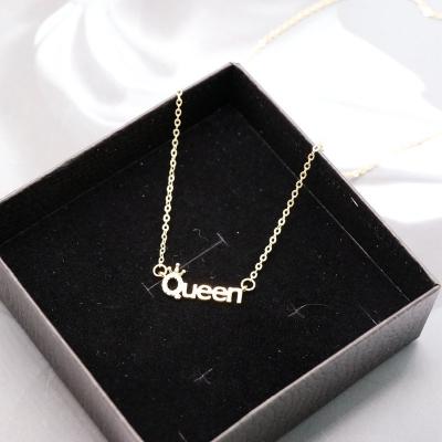 China Vintage short letter necklace simple choker temperament permutation soft short necklace for sale