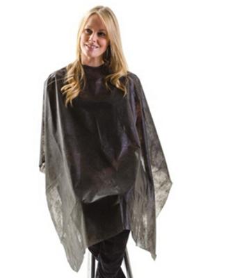 China Hair Salon Waterproof Poncho / Hair Cutting Comfortable Disposable Cape for sale