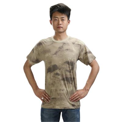 China Camouflage Anti-Pilling US Army Combat Breathable T-shirt Outdoor Tactical Military Men T-shirt for sale