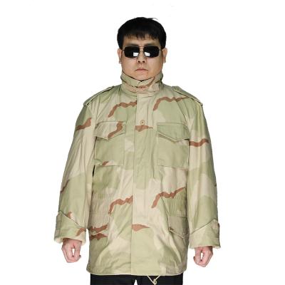 China OEM M-65 Multicam Camouflage Field Jacket Camouflage Jacket Army Water Repellent Anti-Static Military Jacket for sale