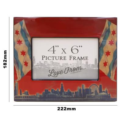 China 4x6 Wooden Medium Wooden Photo Holder Plastic Or Acrylic Frame For Photo Decor Custom Home Picture Frame Keepsake Gift for sale