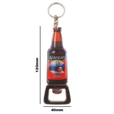 China Eco-friendly Metal Photo Beer Opener Bottle Opener Key Chain Custom Beer Opener Wine Opener With Keychain for sale