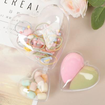 China 6cm 8cm Handmade Transparent 10cm Heart Balls Love Plastic Candy Packing Box For Christmas Decoration Bauble Ball Headbands Storage for sale