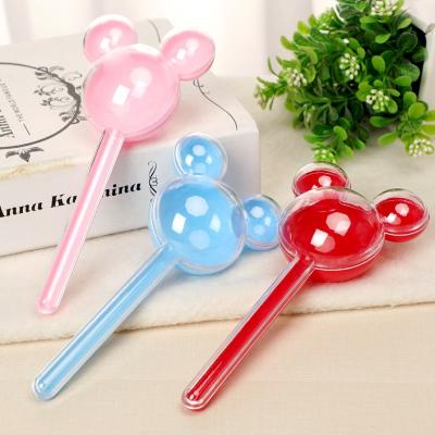 China Handmade Transparent Cartoon Mickey Lollipop Shape Plastic Candy Sweet Box for sale