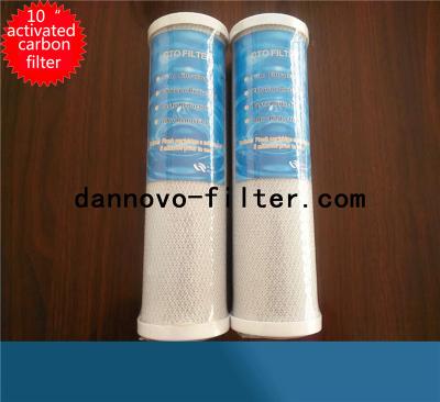 China Coconut shell CTO Activated carbon block filter industrial water filter cartridge for sale