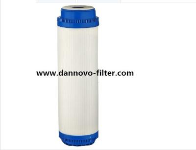 China Granual Activated carbon Block UDF Water Filter Cartridge 10inch 430g with Plane for sale