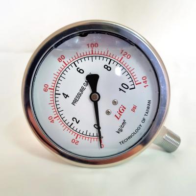 China Pressure gauge 6 inch widely used Vibration-Resistant Quality Stainless Steel DIgital Oil Filled Pressure Gauges for sale