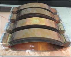 China Aluminum Soft Tape Copper Weld Clad For Aluminum Smelter Industry for sale