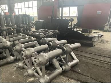 China Lost Foam Casting Anode Bracket High Hardness And Corrosion Resistant for sale