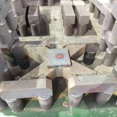 China Lost Foam Casting Steel Anode Yoke With Eight Stubs For Aluminium Smelter Potroom for sale