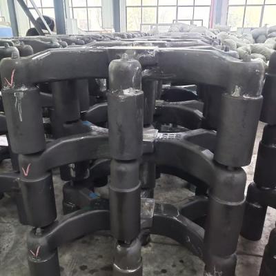 Chine Joug d'anode en acier moulé à six bouchons utilisé pour la cellule de réduction de potroom dans l'usine de fusion d'aluminium à vendre