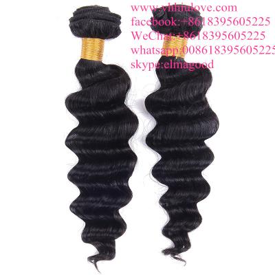 China Machine double wholesale100% human hair loose wave for sale