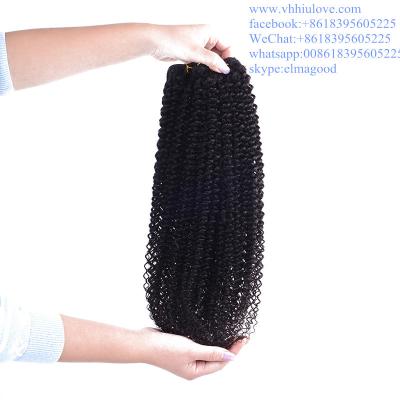 Chine les cheveux de prix usine tissent pour des femmes de couleur, tissage frisé brésilien des cheveux 6a bouclés à vendre