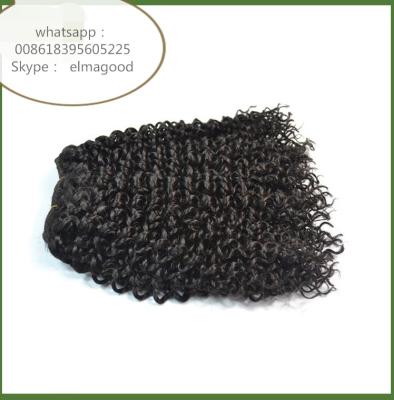 China o cabelo do preço de fábrica tece para a tecelagem perverso afro do cabelo encaracolado das mulheres negras à venda