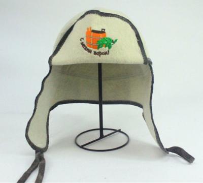 China Customed wool felt sauna hats for sale