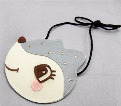 China factory price high quality lovely felt coin wallet/coin purse for sale