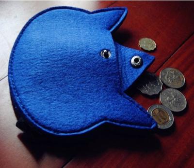 China factory price high quality lovely felt coin wallet/coin purse for sale