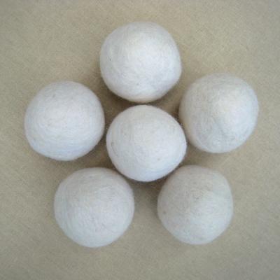 China china factory Colored Pure Genuine  6-Pack XL 100% Wool Dryer Balls for sale