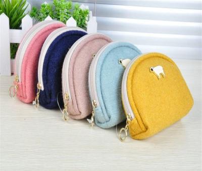 China high quality reasonable price promotional felt purse factory with various color for sale