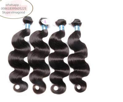 China long hair style body wave Mongolian black virgin hair for sale