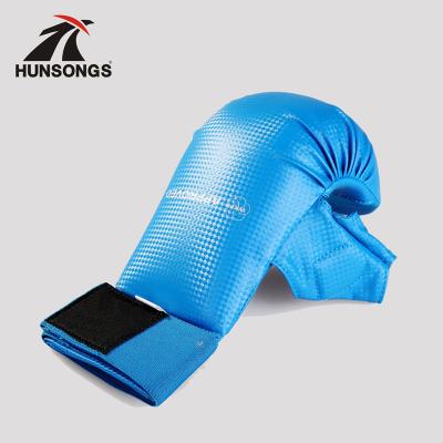 China New Premium Durable 2020 Professional OEM Red And Blue WKF Approved Karate Gloves Ukraine for sale