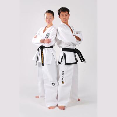 China Durable Fabric for ITF Taekwondo School Dobok Uniform Itf Taekwondo for sale