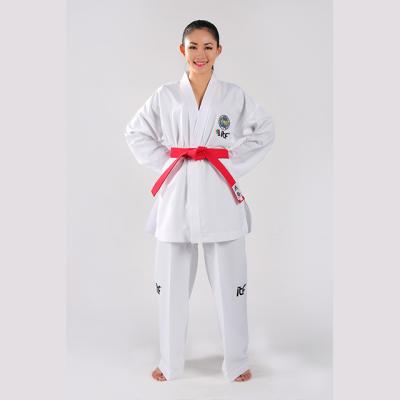 China Durable Beginner ITF Student Taekwondo Uniform Twill Fabric for sale