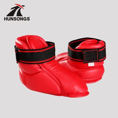 China Eco-Friendly Sports Protective Products China ITF Taekwondo Foot Protector Black For Martial Arts Training for sale