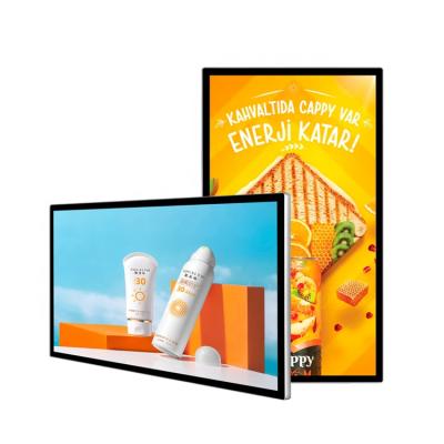 China Indoor HD LCD Poster Playback Video Advertising Display Wall Mounted Digital Signage for sale