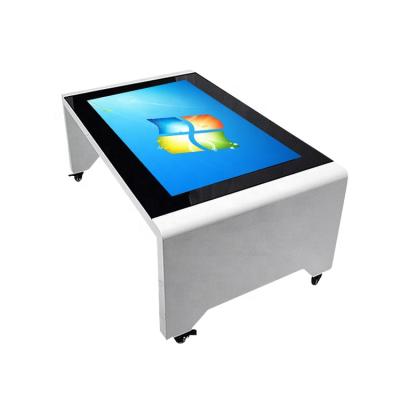 China Touch kiosk for android desktop computer games and computer system touch screen tea table game horizontal desktop console for sale