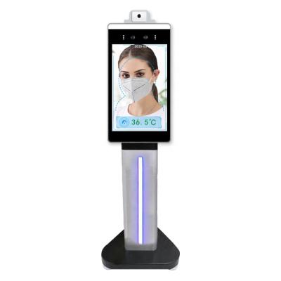 China Motion Detection Factory Life Face Recognition Access Control Temperature Measurement Machine for sale