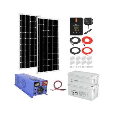 China High Efficiency 10 Years Warranty Solar System 5KW 10KW 20KW 30KW On Grid Off Grid Hybrid Solar Power System for sale