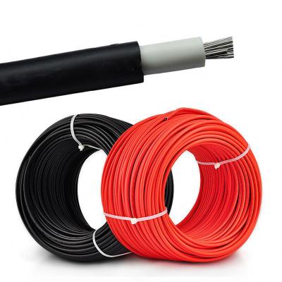 China Underground Approved Insulation PV Solar Panel Cable 6mm2 Solar DC Cable For Solar Power System for sale