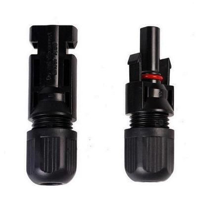 China Power Efficient1500V DC Solar Cable Plugs Connector Solar Power Connectors for sale