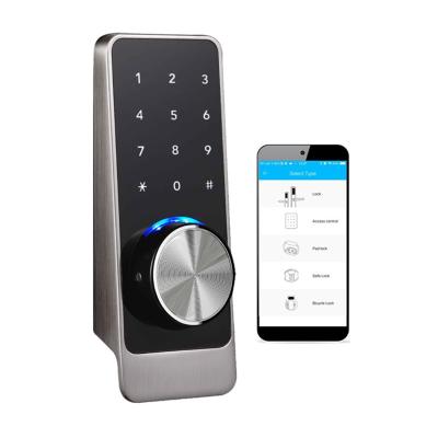 China WIFI and BLE Wireless Door Lock TTLock Smart Digital Office APP with Password and IC Card Keys for sale