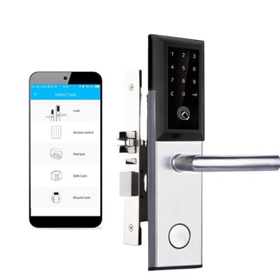 China Office Smart Phone TTLock Wireless Door Lock With Card With WIFI Optional Function Remote Opening for sale