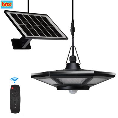 China Garden outdoor ip65 human body induction with remote conntrol led solar light street lamp garden lights for sale