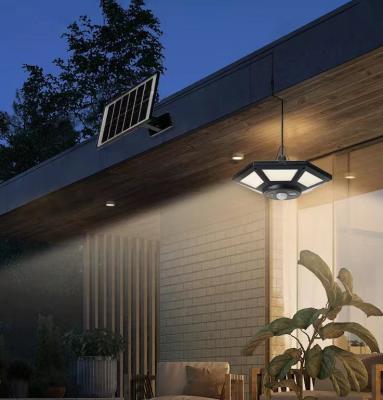 China Garden wholesale Super bright 1000LM indoor and outdoor solar pendant lamp garden lights  sensor lamps ready made smart  lighting for sale