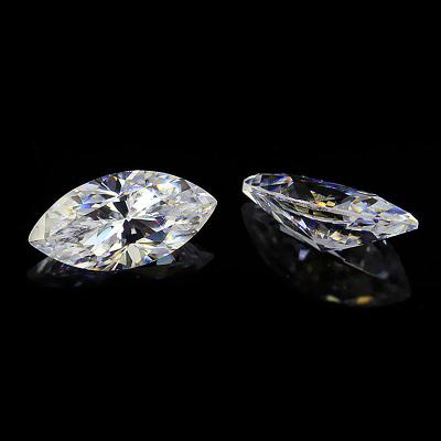 China 1.5x3mm to 7x14mm moissanite VVS1 loose gemstone moissanite VVS1 wholesale price DEF white marquis shape game or fire color for sale