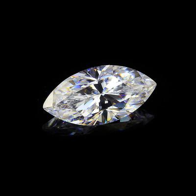 China Wholesale High Quality Game or Color Fire Marquis D-VVS1 Cut White Moissanite Loose Diamonds with GRA Certificate Carat Moissanite for sale