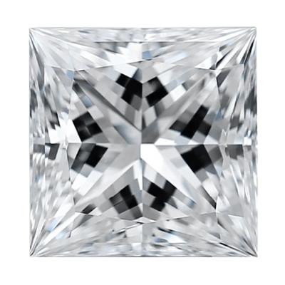 China Wholesale White Color Play Or Fire Color Square Synthetic Loose Diamond 2-10mm Princess 0.04-5.29Carat Cut Moissanite For Jewelry for sale