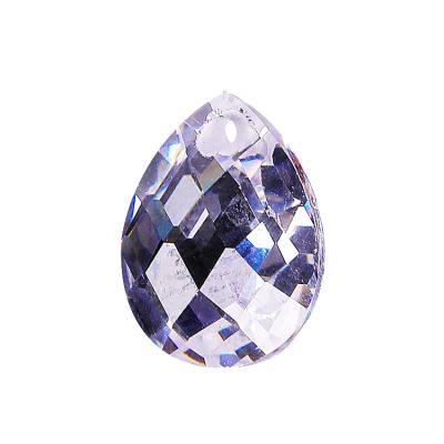 China Color Set Or Wholesale Small Size Fire Machine Pear Cut European Zircon Loose CZ Gemstone For Jewelry Setting for sale