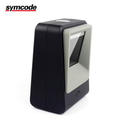 China Original Good Quality 2D Quick Scan QR Code Barcode Scanner Desktop Supermarket Factory Used MJ8200 All 1D and 2D Barcode for sale