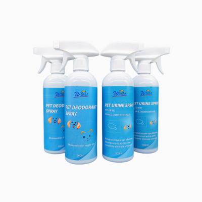 China OEM/ODM Sustainable Pets Small Urine Remove Deodorant 500ml Spray With Scent For Dogs And Cats Happy Life for sale