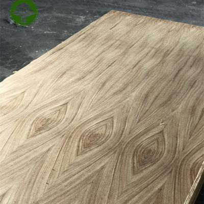 China Industrial High Quality Natural Teak Veneer Laminate Plywood MDF Fancy Plywood Board for sale