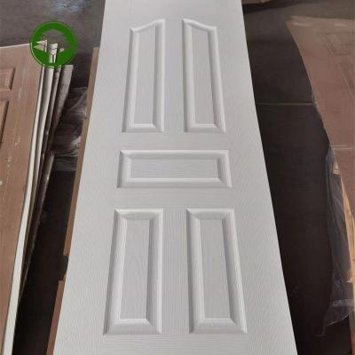 China Decoration 3mm White Primer painting  door skin melamine door skin for sale