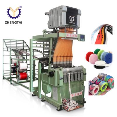 China Zhengtai Elastic and Inelastic Webbing Jacquard Electronic Jacquard Knitting Hog Cloth Machine Loom Shuttleless Attachment Woven Tape Machine for sale